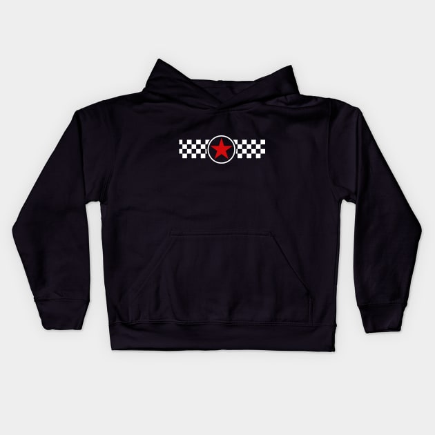 Ska Red Star Kids Hoodie by VinagreShop